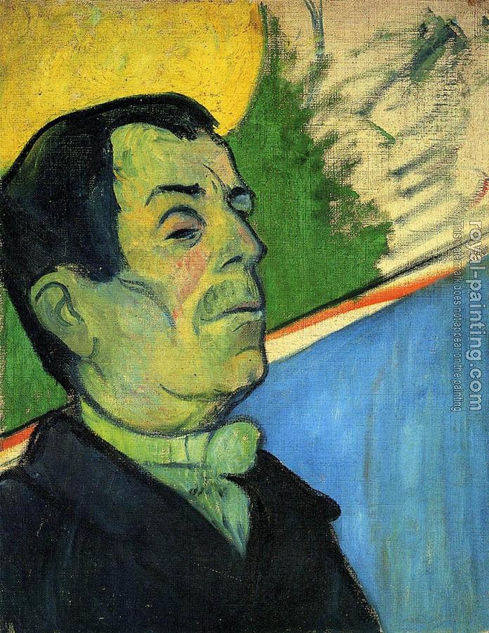 Paul Gauguin : Portrait of a Man Wearing a Lavalliere